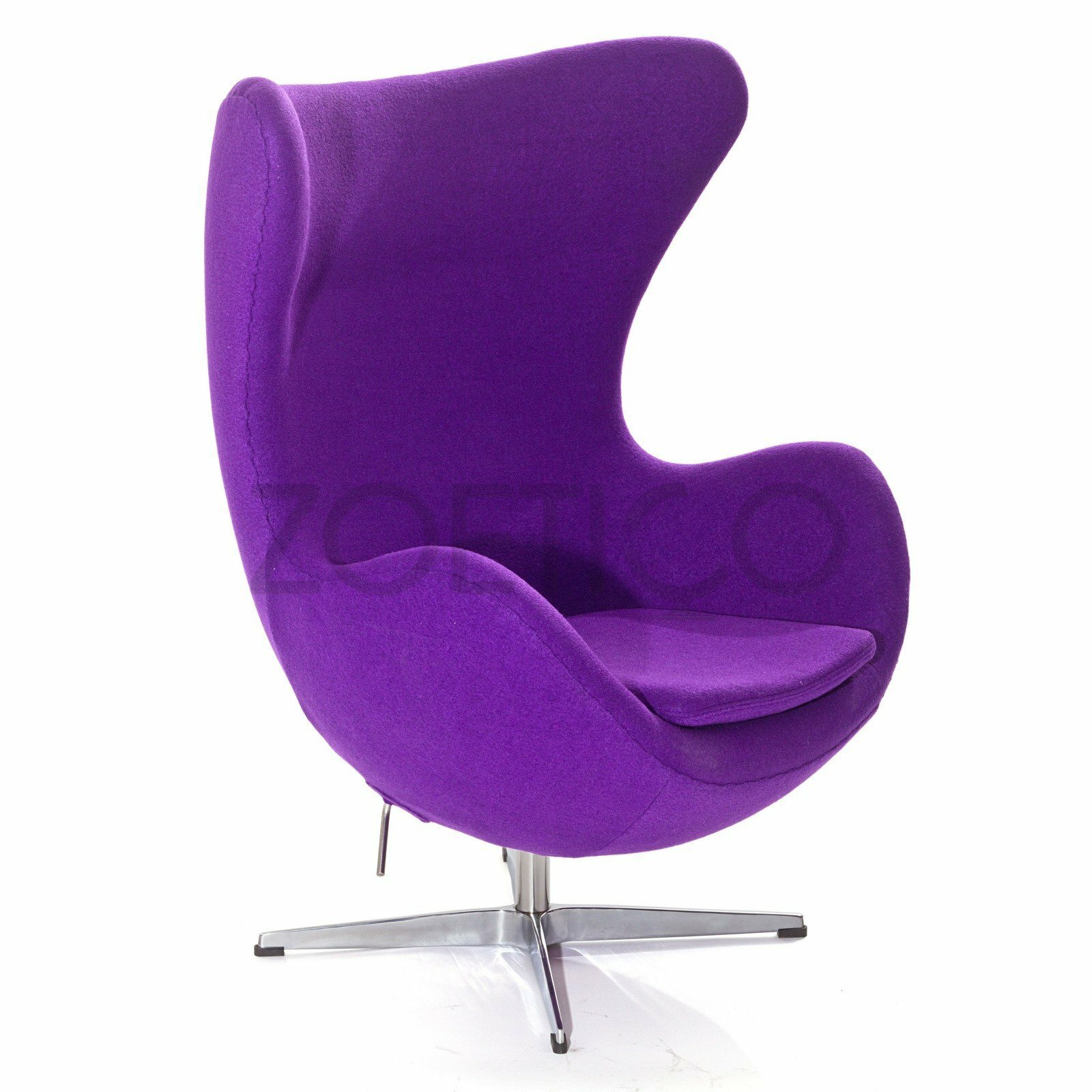 Jacobsen Style Egg Chair in Wool Multiple Colors 